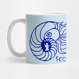 Blue Nautilus Mug